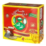چای سیاه کیسه‌ای ساده 100 عددی دوغزال